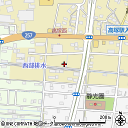 静岡県浜松市中央区高塚町2348周辺の地図