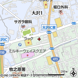 静岡県牧之原市波津3丁目31周辺の地図