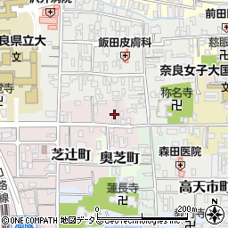 奈良県奈良市芝辻町866-2周辺の地図