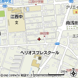 静岡県浜松市中央区神田町96周辺の地図