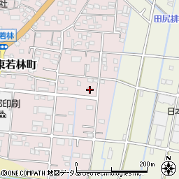 静岡県浜松市中央区東若林町1478周辺の地図