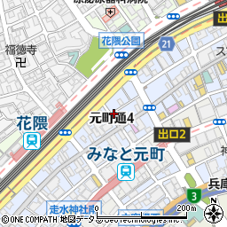 なかよしクラブ神戸中央周辺の地図
