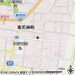 静岡県浜松市中央区東若林町1493周辺の地図