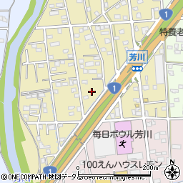 静岡県浜松市中央区芳川町583周辺の地図