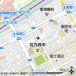 大阪府大阪市西区江戸堀2丁目周辺の地図