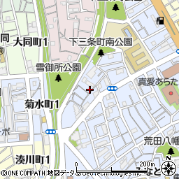 兵庫県神戸市兵庫区荒田町3丁目79-3周辺の地図
