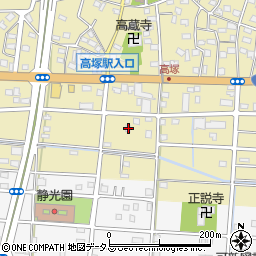 静岡県浜松市中央区高塚町2328周辺の地図
