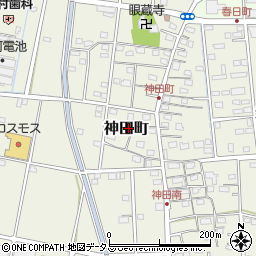 静岡県浜松市中央区神田町962周辺の地図