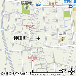 静岡県浜松市中央区神田町715周辺の地図