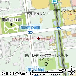 神戸女子学生会館周辺の地図
