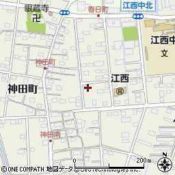 静岡県浜松市中央区神田町212周辺の地図