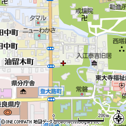 奈良県奈良市水門町13周辺の地図