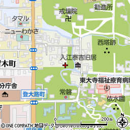 奈良県奈良市水門町38周辺の地図