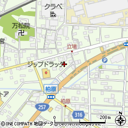 静岡県浜松市中央区篠原町21615周辺の地図
