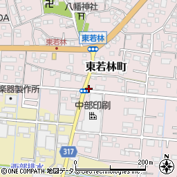 静岡県浜松市中央区東若林町1510周辺の地図