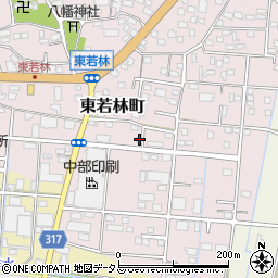 静岡県浜松市中央区東若林町1497周辺の地図