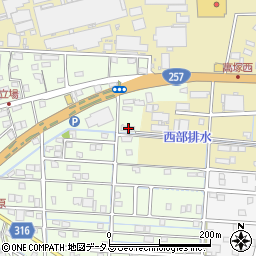 静岡県浜松市中央区篠原町21642周辺の地図