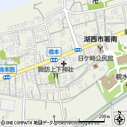 静岡県湖西市新居町浜名823周辺の地図