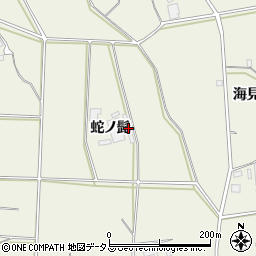 愛知県豊橋市小島町（蛇ノ髭）周辺の地図