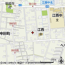 静岡県浜松市中央区神田町205周辺の地図