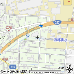 静岡県浜松市中央区篠原町21640周辺の地図