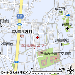 三重県津市垂水1198-3周辺の地図