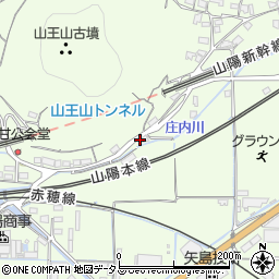 岡山県岡山市東区宍甘435周辺の地図