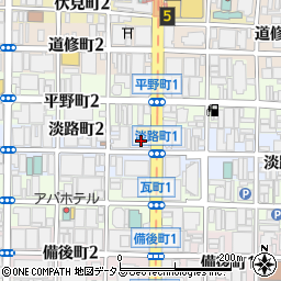 近畿産業信用組合本店営業部周辺の地図