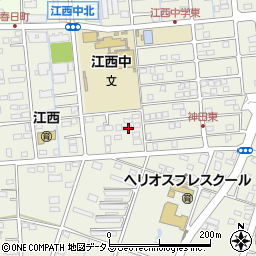 静岡県浜松市中央区神田町103周辺の地図