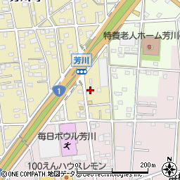静岡県浜松市中央区芳川町525周辺の地図