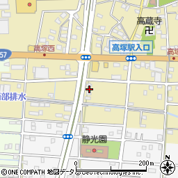 静岡県浜松市中央区高塚町2341周辺の地図