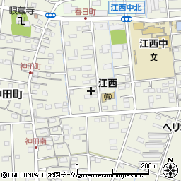 静岡県浜松市中央区神田町204周辺の地図