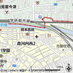 コーポ島町周辺の地図