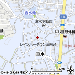 三重県津市垂水2012-14周辺の地図
