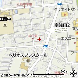 静岡県浜松市中央区神田町10周辺の地図