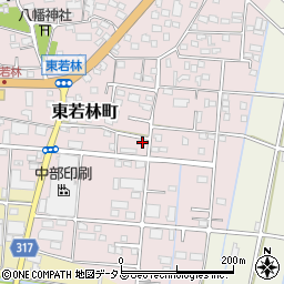静岡県浜松市中央区東若林町1490周辺の地図