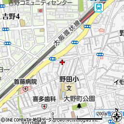 水道レスキュー大阪市福島区野田営業所周辺の地図