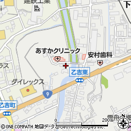 島根県益田市乙吉町46周辺の地図