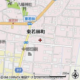 静岡県浜松市中央区東若林町1502周辺の地図