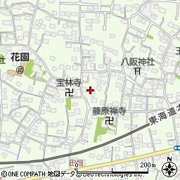 静岡県浜松市中央区篠原町4043周辺の地図