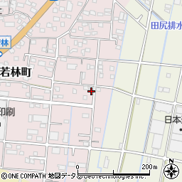 静岡県浜松市中央区東若林町1472周辺の地図
