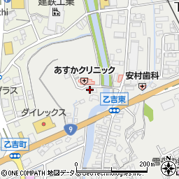 島根県益田市乙吉町45-4周辺の地図