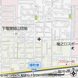 岡山県岡山市中区四御神86-18周辺の地図