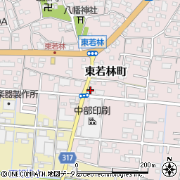 静岡県浜松市中央区東若林町1513周辺の地図