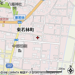 静岡県浜松市中央区東若林町1491周辺の地図