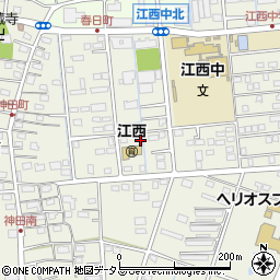 静岡県浜松市中央区神田町179周辺の地図