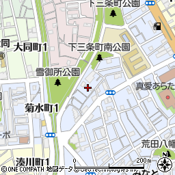兵庫県神戸市兵庫区荒田町3丁目79-11周辺の地図
