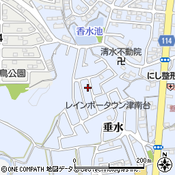 三重県津市垂水2010-38周辺の地図