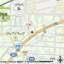 静岡県浜松市中央区篠原町21627周辺の地図