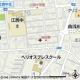 静岡県浜松市中央区神田町95周辺の地図